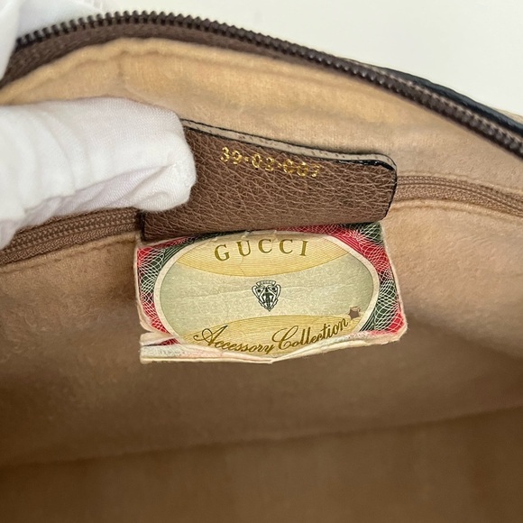 Gucci Sherry Line Boston Bag Old Version EUC Circa 1980’s Italy - Picture 14 of 17